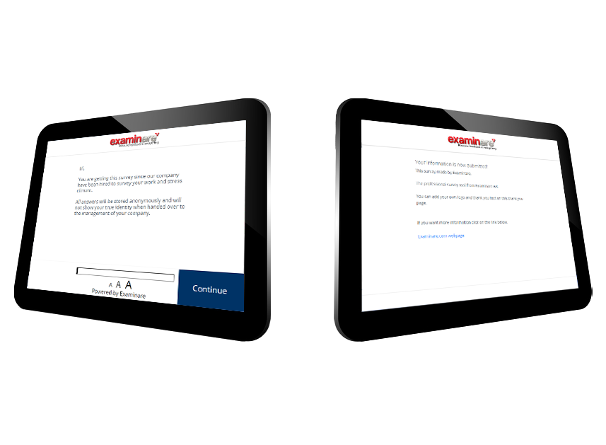Examinare Survey Tool - Responsive Survey Design