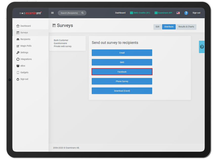 Facebook Survey & Social Media Surveys